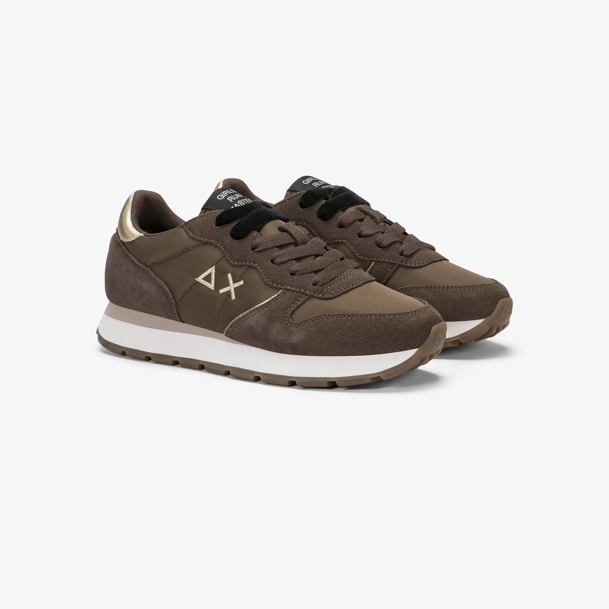 Sneakers Sun68 Ally Gold Silver donna Marrone