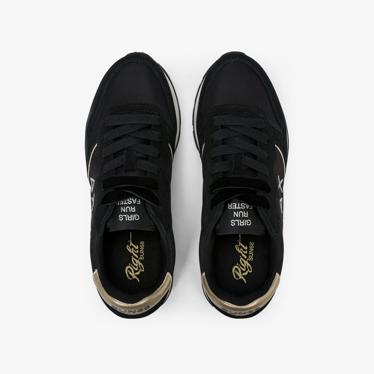Sneakers Sun68 Ally Gold Silver donna Nero