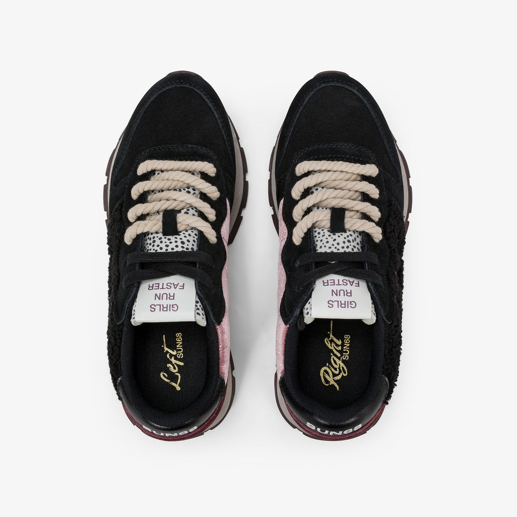 Sneakers Sun68 Ally Winter donna Nero
