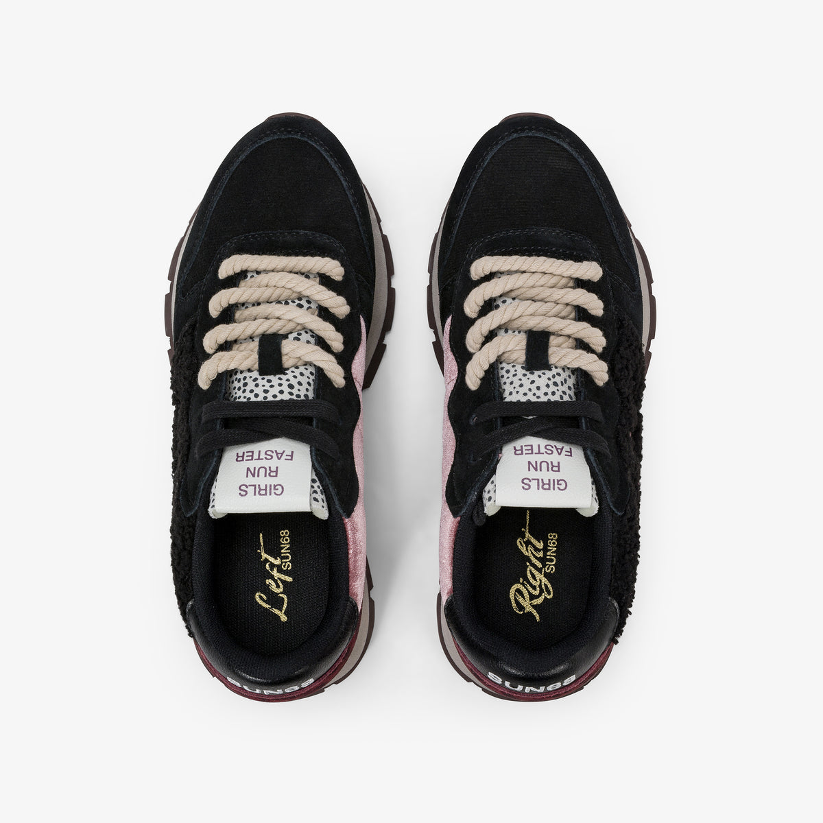 Sneakers Sun68 Ally Winter donna Nero