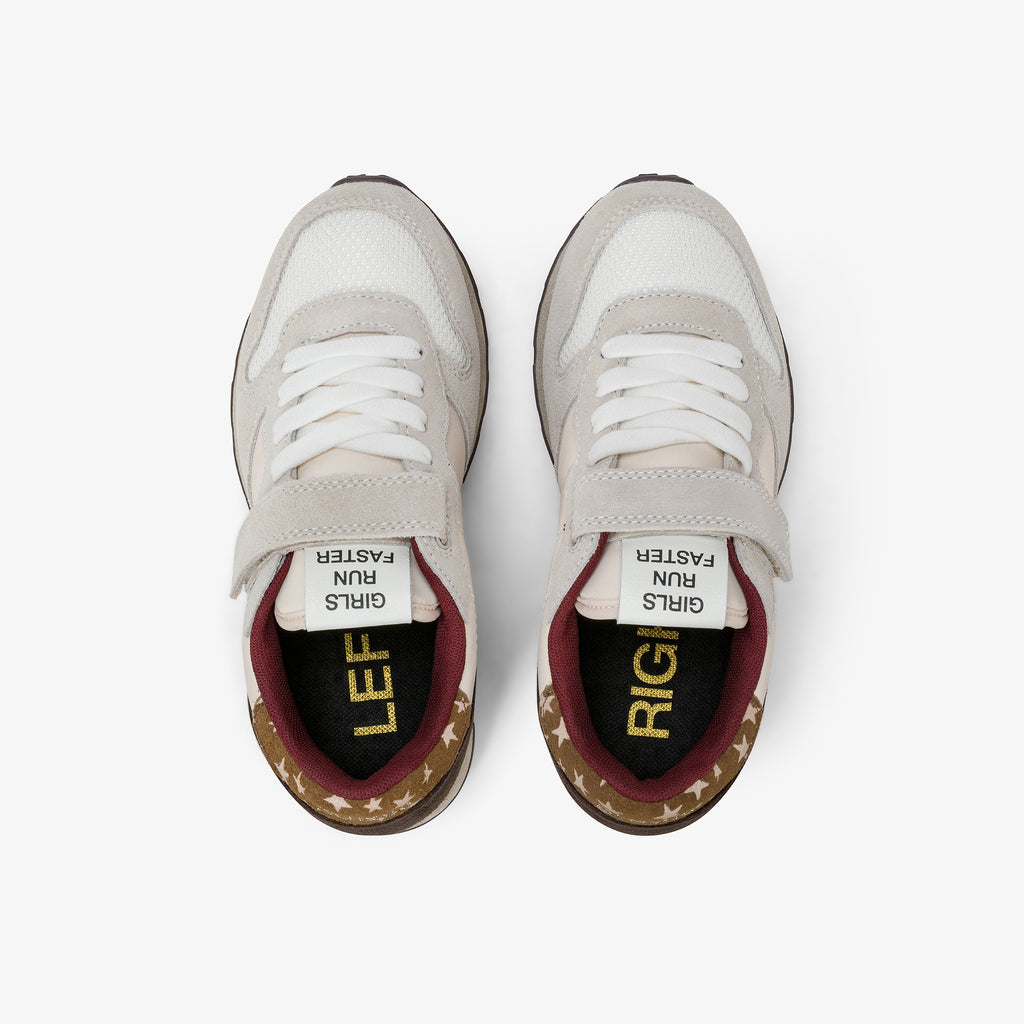 Sneakers Sun68 Ally Vintage bambina Panna