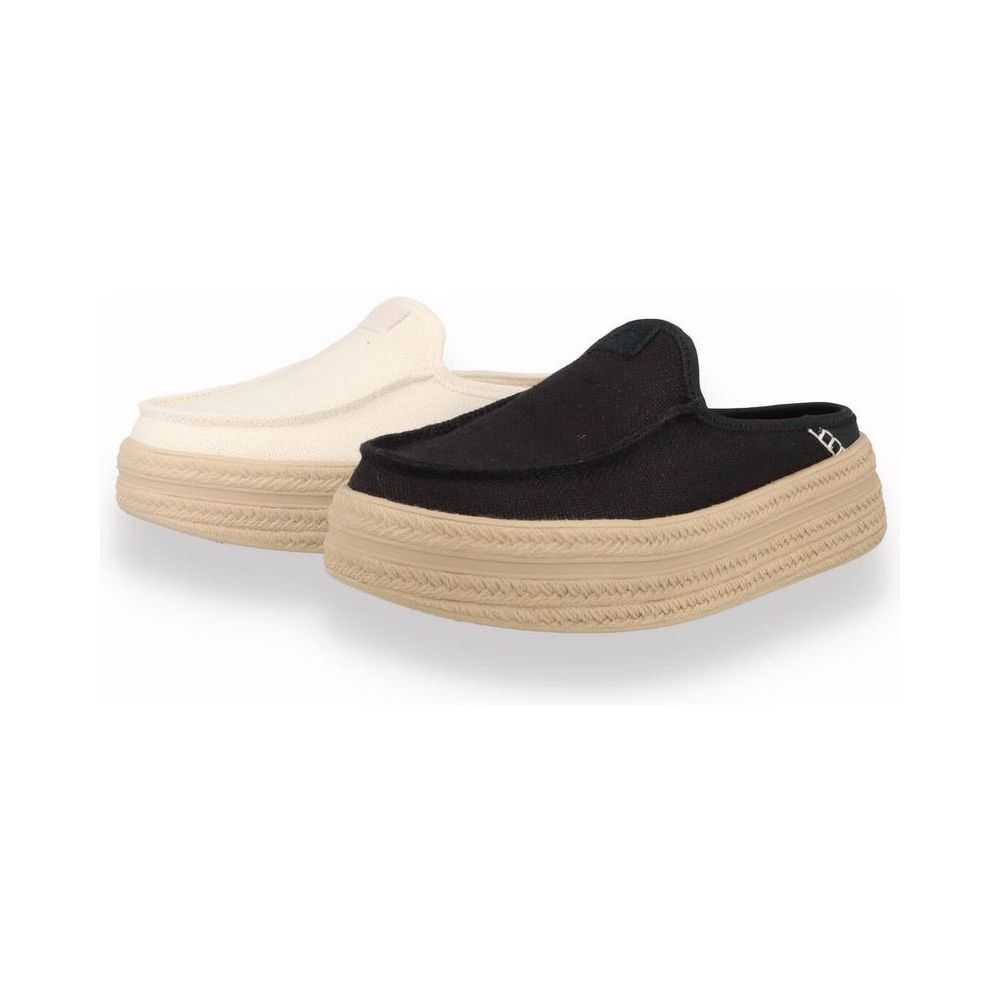 Sabot Austin lift espadrille woven Donna HEY DUDE Bianco, Beige, Nero | Lippolis Scarpe