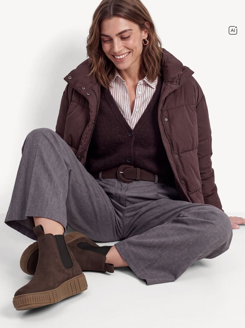 Stivaletti Beatles Tamaris donna marrone
