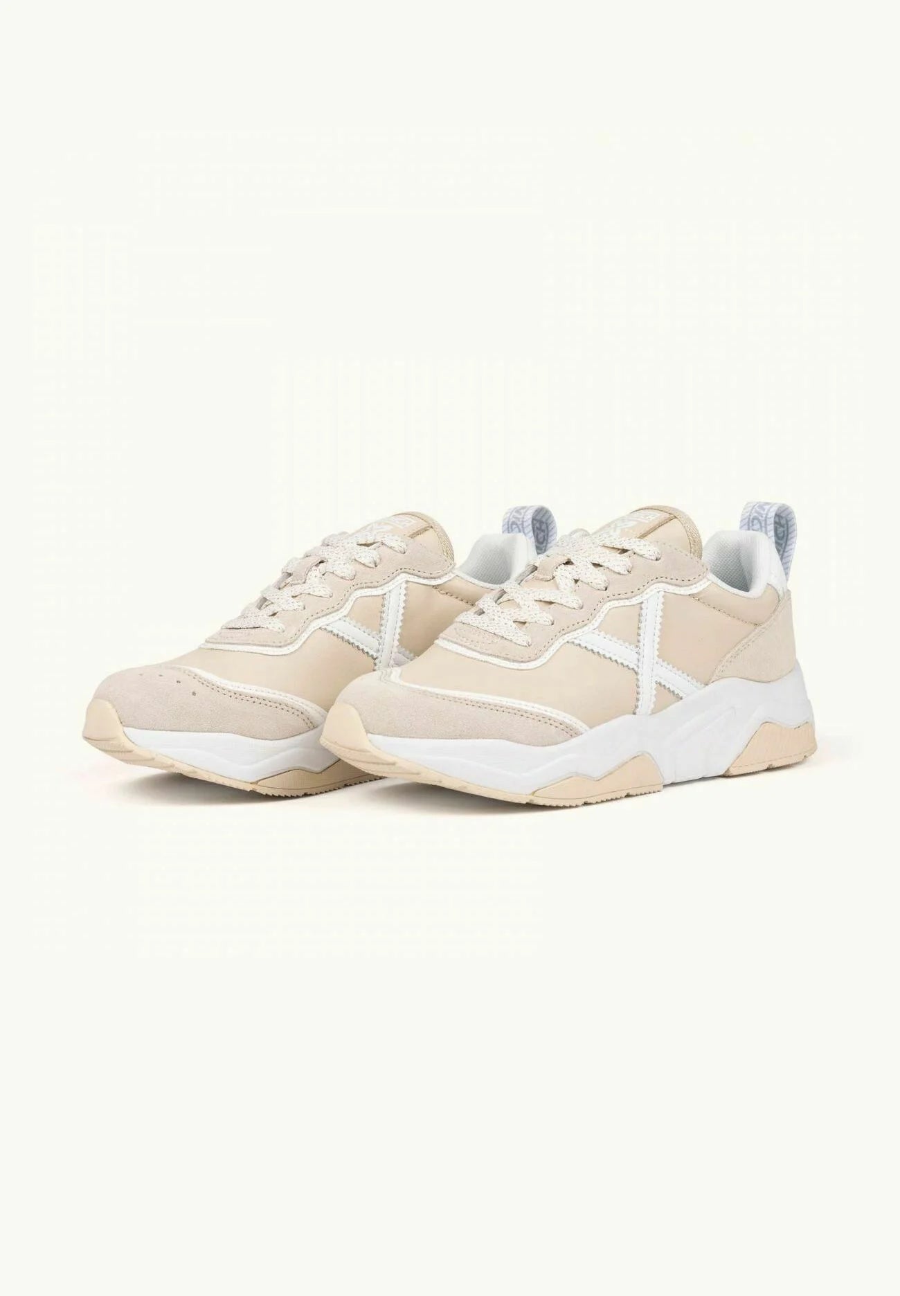 Scarpe Sneakers Munich Donna Beige