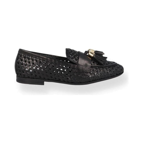 Mocassino in pelle intrecciata con nappine Donna | Lippolis Scarpe