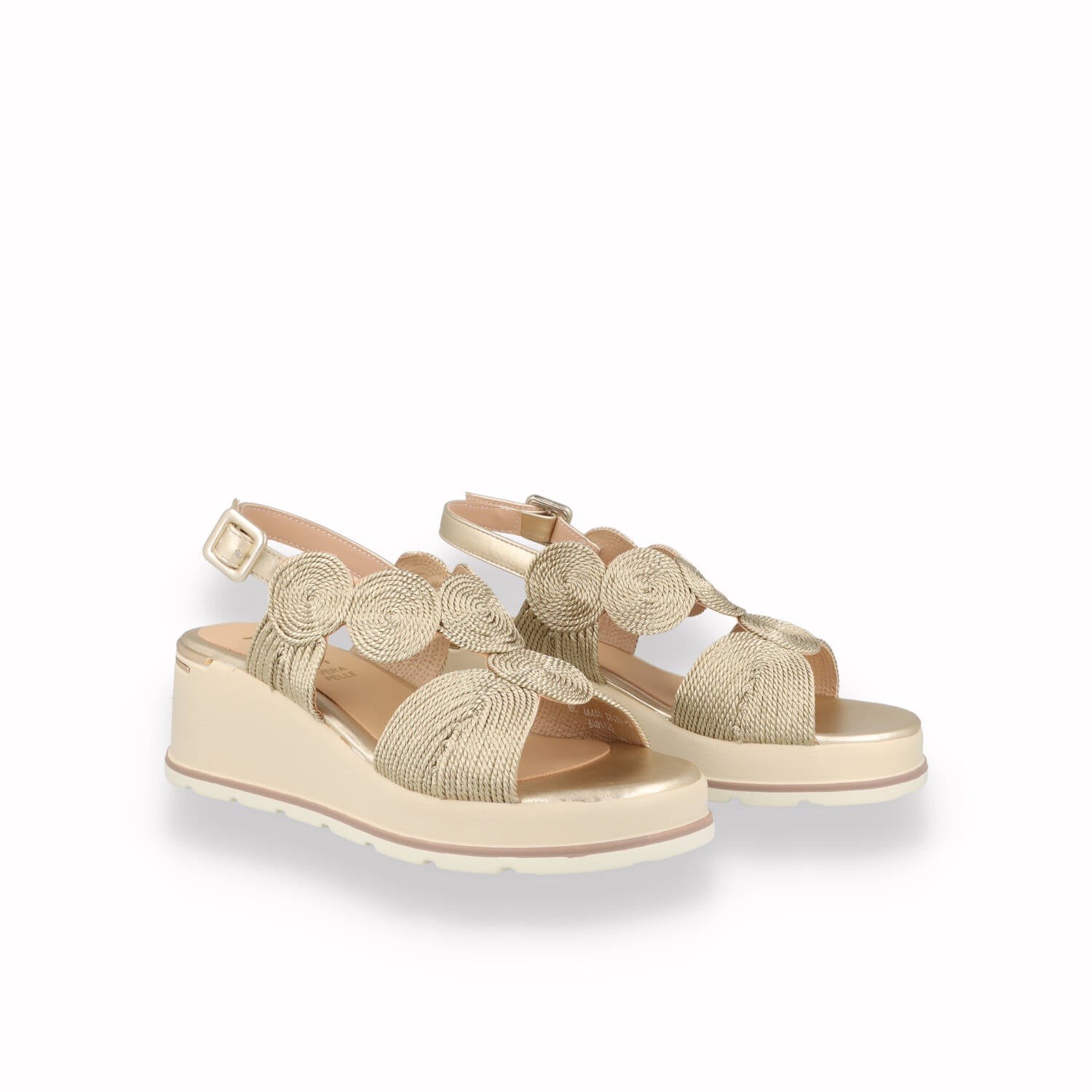 Sandalo Zeppa KEYS Donna Oro