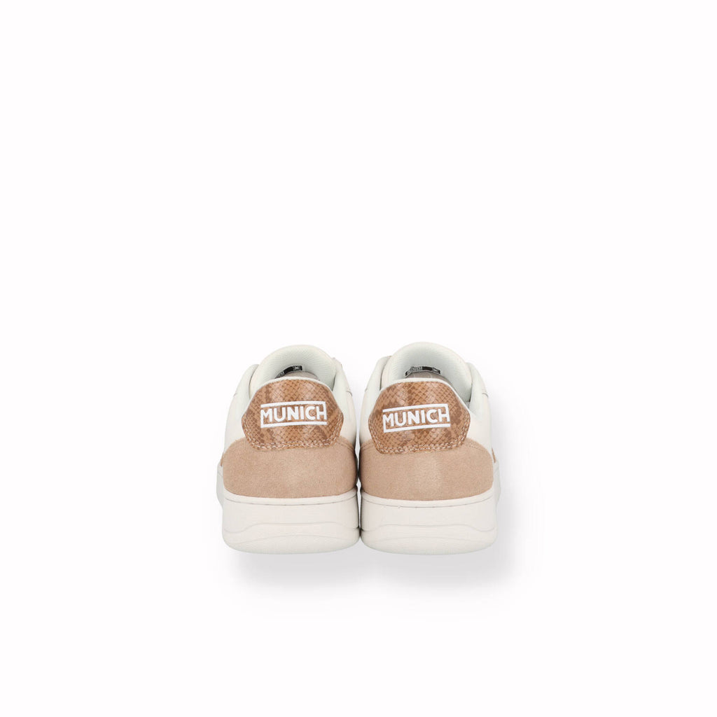 Scarpe Sneakers Munich Donna Bianco/Oro