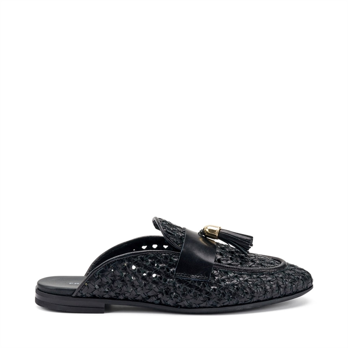 Sabot Frau In Pelle Intrecciata Con Nappine Donna