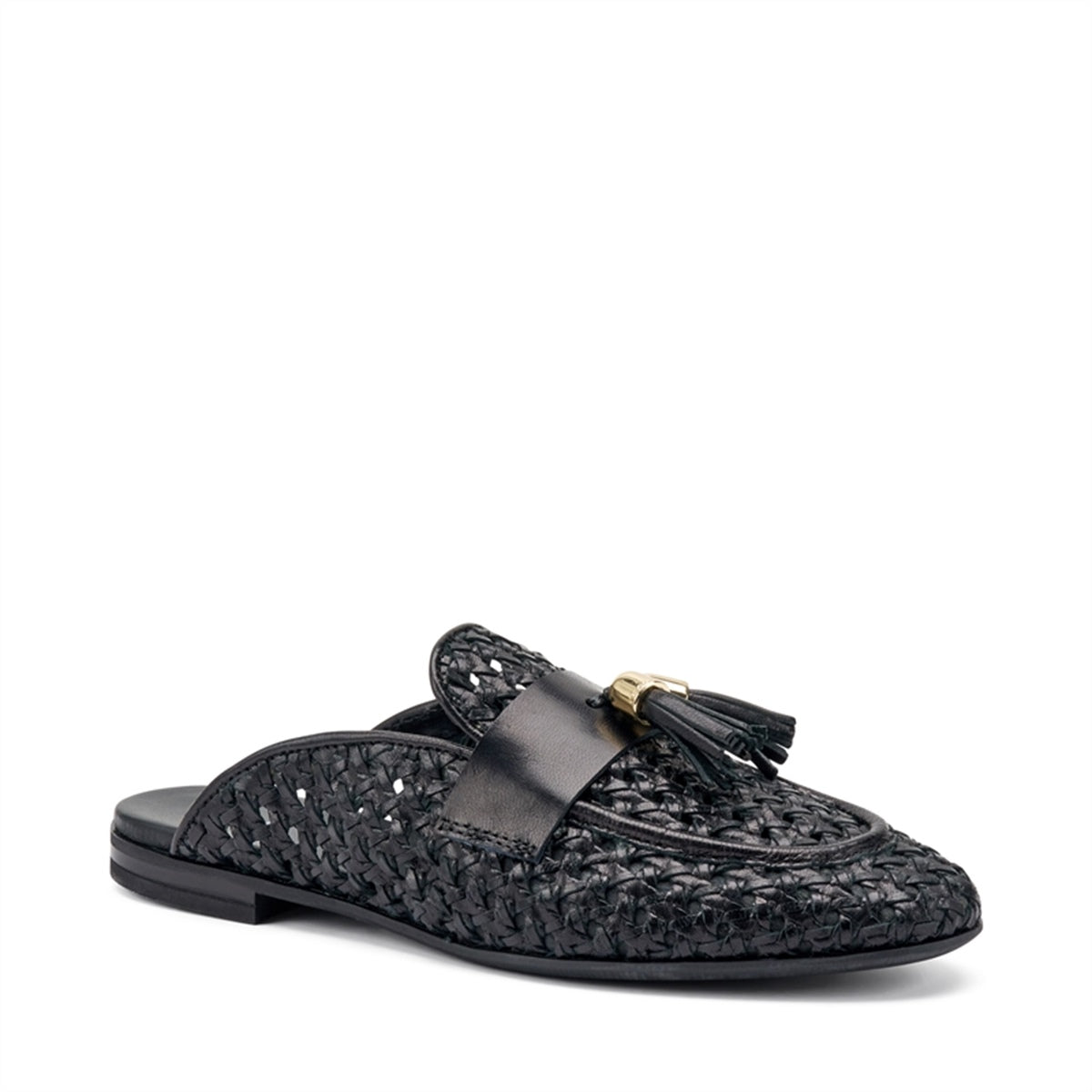 Sabot Frau In Pelle Intrecciata Con Nappine Donna