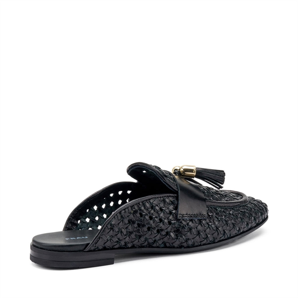 Sabot Frau In Pelle Intrecciata Con Nappine Donna