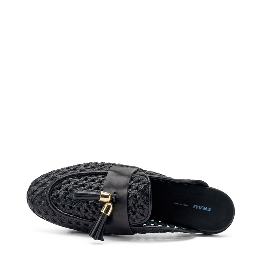 Sabot Frau In Pelle Intrecciata Con Nappine Donna