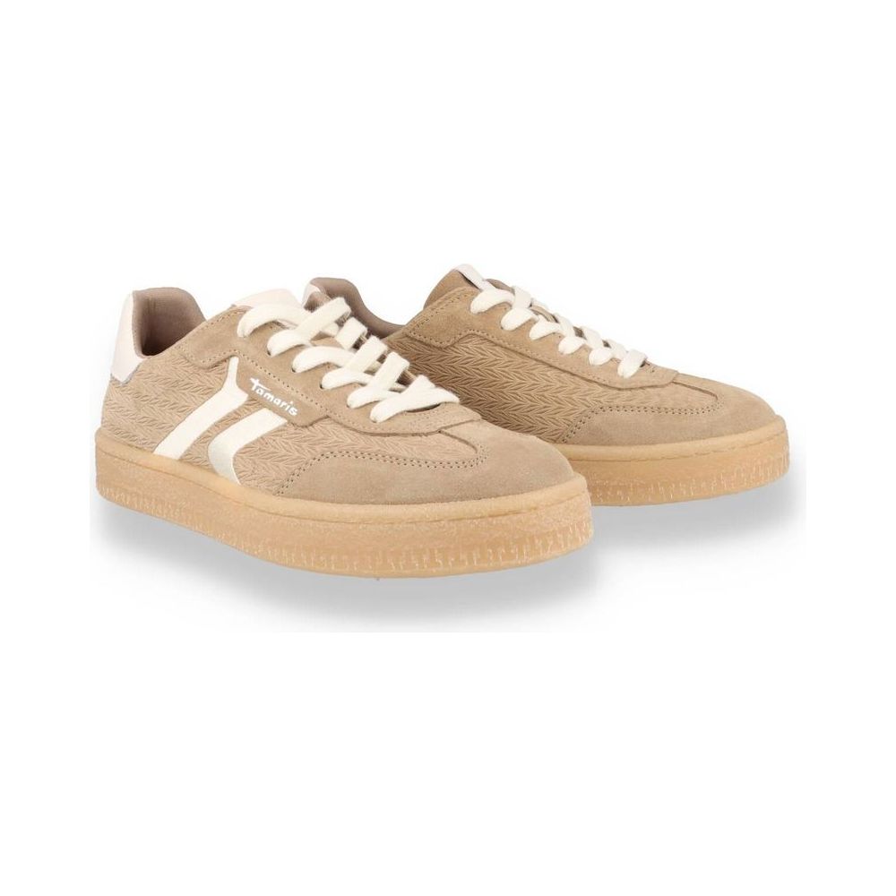 Scarpe Sneakers Tamaris Donna Beige | Lippolis Scarpe
