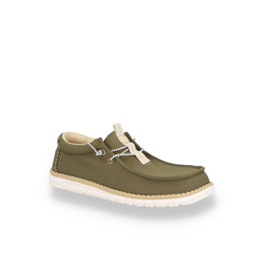 Scarpe Hey Dude Wally Mesh Neutrals Uomo