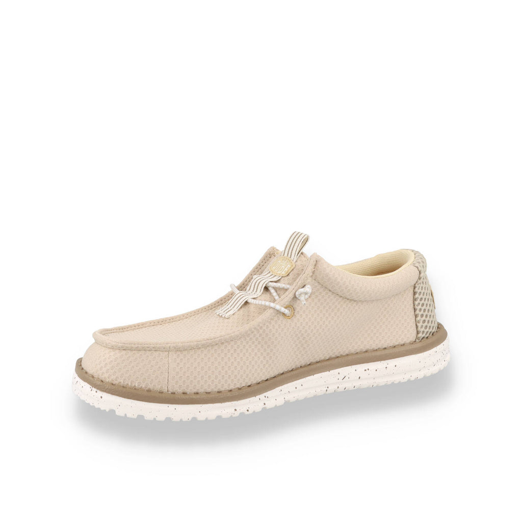 Scarpe Hey Dude Wally Mesh Neutrals Uomo