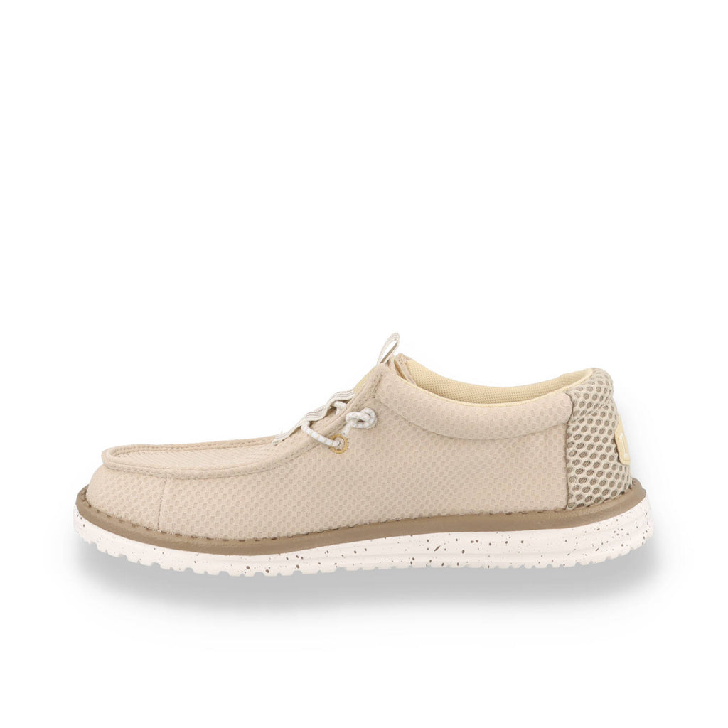 Scarpe Hey Dude Wally Mesh Neutrals Uomo